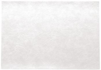 USAmps Tischset, white 46 x 33 cm, vegan leather, aus PU