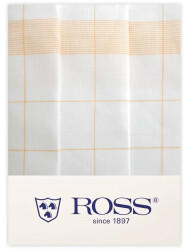 Ross Textilwerke GmbH ROSS Halbleinen Geschirrtücher Fadenkaro 50 x 70 cm gelb (3 Stk.)