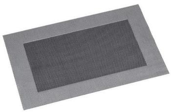 Kesper Platzset Kunststoff, PVC, rechteckig, grau, 43 x 29 x 0,1 cm