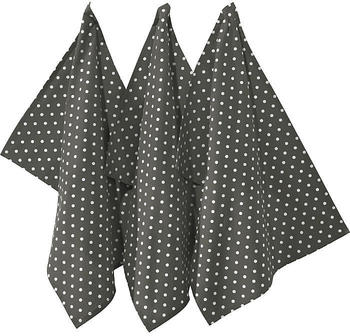 REDBEST Geschirrtuch Set 3-teilig 50 x 70 cm grau