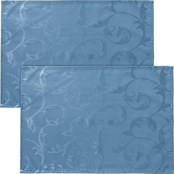 Erwin Müller abwaschbares Tischset Greven im 2er-Pack blau 35x50 cm