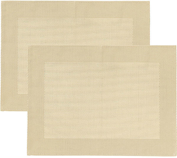 Erwin Müller Tischset im 2er-Pack braun-beige 33x45 cm