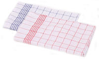 Floor Star GT 70 B Halbleinen Geschirr-Handt&uuml;cher, Blau/Wei&szlig; Kariert, 50cm...