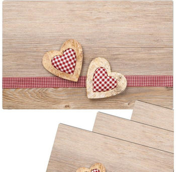 matches21 Platzset Herzen 4 Stk. 43,5 cm