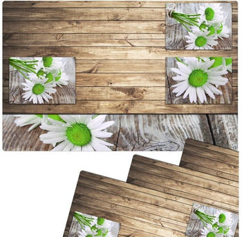 matches21 Platzset MOTIV Margeriten Blüten 4 Stk. 43,5 cm