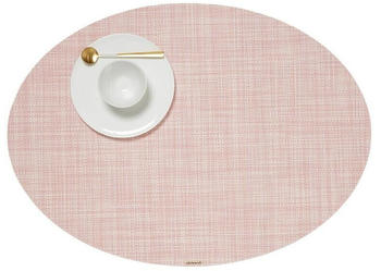 Chilewich Tischset Mini Basketweave Oval Blush