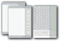 Dyckhoff Geschirrtuch "HOME & KITCHEN, Ma&szlig;e je Tuch ca. 50x70 cm, aus 100%