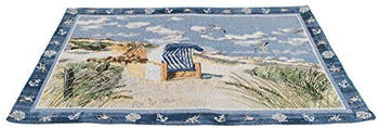 Sander Gobelin Platzset Tischset Motiv Beach Chair 32 x 48 cm maritim