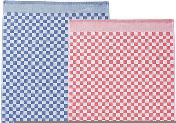 Erwin Müller Baumwolle Geschirrtuch im 2er-Pack rot/blau 45x70 cm