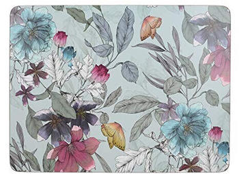 Creative Tops Hochwertiges 6-teiliges Tischset mit Korkrückseite Blumenmuster
