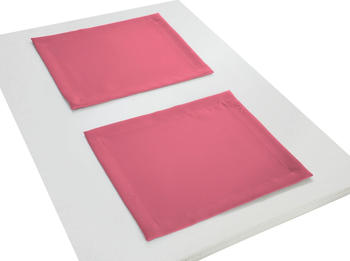 Adam Elements Adam Platzset Uni Collection 30x40 cm - Bio-Baumwolle pink
