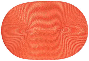 Continenta Tischset oval 45x31 cm orange