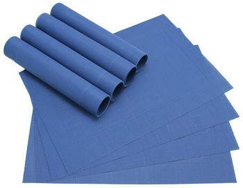 matches21 Tischset BORDA blau dunkelblau 8 Stk. 45 cm