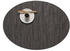 Chilewich Bamboo Oval Platzset 4er-Set - Grey Flannel - 4 Stück à 36x49 cm
