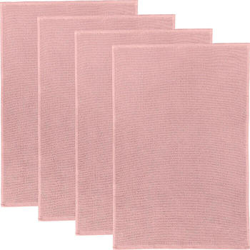 Erwin Müller Multifunktionstuch im 4er-Pack rose 50x70 cm