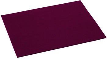 HEY-SIGN 4er Spar-Set Tischset aus Naturfilz - aubergine - 45x35 cm