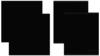 Damai Logo Kombiset 2 Küchentücher & 2 Geschirrtücher - black - 2 Tücher 60x65 cm + 2 Tücher 50x55 cm