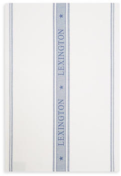 LEXINGTON Icons Cotton Jacquard Star Geschirrtuch - white-blue - 50x70 cm