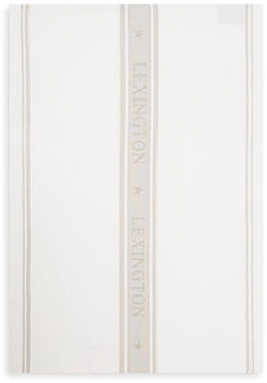 LEXINGTON Icons Cotton Jacquard Star Geschirrtuch - white-beige - 50x70 cm