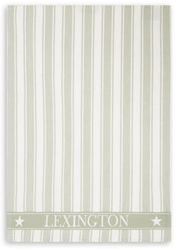 LEXINGTON Icons Cotton Twill Waffle Striped Geschirrtuch - sage green-white - 50x70 cm