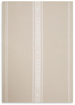 LEXINGTON Icons Cotton Jacquard Star Geschirrtuch - beige-white - 50x70 cm