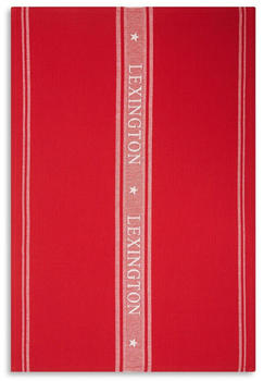 LEXINGTON Icons Cotton Jacquard Star Geschirrtuch - red-white - 50x70 cm