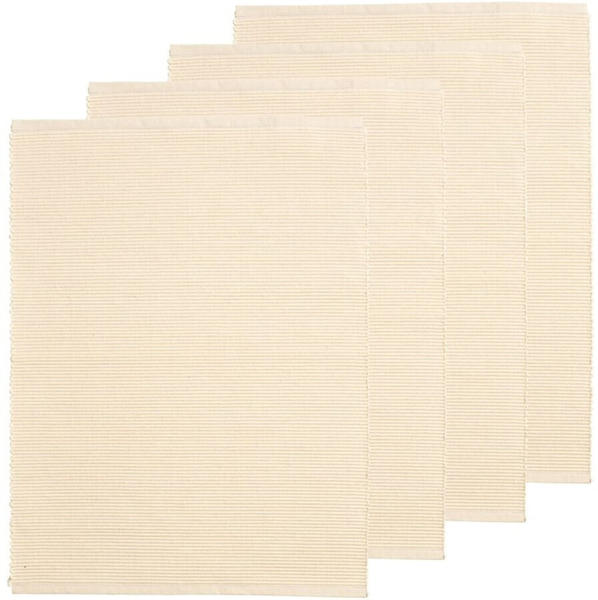 Linum UNI Tischset - 4er Set - creamy beige N02 - 35x46 cm