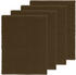 Linum UNI Tischset - 4er Set - bear brown B42 - 35x46 cm