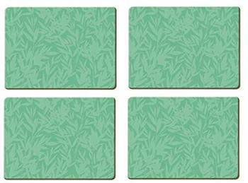 Creative Tops 4er-Set Pandicorn-Motiv (29 x 21,5 cm) grün