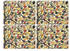 Pimpernel Tischsets, MDF mit Kork-Rückseite, Motiv tanzende Zweige, 16 x 20 Zoll, mehrfarbig, 4er-Set