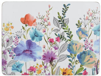Creative Tops Meadow Floral 6er Set mit Korkrückseite (30 x 23 cm)