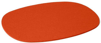 HEY-SIGN 4er Spar-Set Tischset oval aus Naturfilz - mango - 45x35 cm