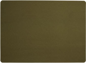 ASA 6er Spar-Set soft leather Tischset - khaki à 46x33 cm