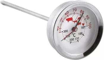 Karl Weis Braten- und Ofenthermometer bis 300&deg;C, Edelstahl (15302)