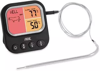 ADE BBQ2501-1 Digitales Fleischthermometer 1 Sonde bis 250°C (BBQ2501-1)