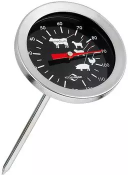 Küchenprofi Bratenthermometer Edelstahl 0-120°C, Ø 5,5x12cm