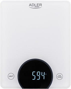 Adler AD kitchen scale White Built-in Rectangle Electronic kitchen scale, Küchenwaage, Weiss