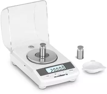 Steinberg Digitale Präzisionswaage - 50 g - 0.005 g / 50 g - ø 60 mm - Windschutz