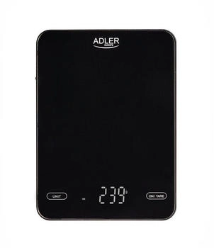Adler AD 3177b Küchenwaage, 10 kg, USB-Ladegerät