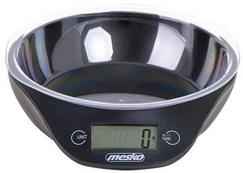 Mesko K&uuml;chenwaage MS3164 Waage mit 700 ml Sch&uuml;ssel Schwarz bis zu 5 Kilogramm