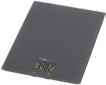 Clatronic K&uuml;chenwaage KW 3820, bis 5kg, digital, grau, Teilung 1g(264025)