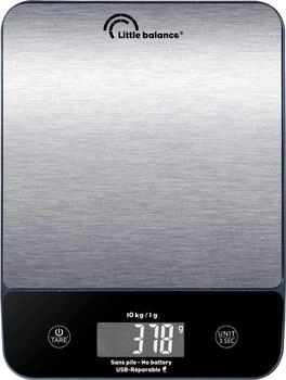Little Balance Küchenwaage c-Happy Genius Inox USB-C(LB 8711)