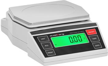 Steinberg Systems Digitale Präzisionswaage 3000g/0,01g, RS232, 196x160mm Plattform, Labor-/Feinwaage für genaue Messungen