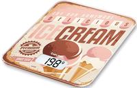 Beurer KS 19 Ice-Cream K&uuml;chenwaage digital Hellbraun, Altrosa 20 x 14.5 x 16.5