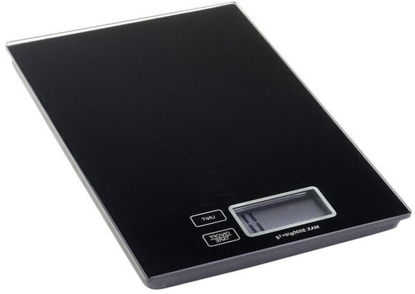 Justinus Digitale Küchenwaage in schwarz, 16,5 x 23 cm