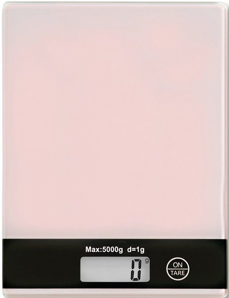 Kesper Digitale Küchenwaage, 20,3 x 15,3 x 1,7 cm, rosa 70905