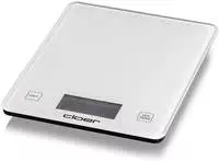 Cloer 6871, Cloer K&uuml;chenwaage, digitale Anzeige, bis 10 kg Tragkraft, 1 g Teilung,