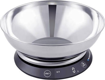 Blaupunkt FKS602 Küchenwaage digital, mit Messschale Wägebereich (max.)=5kg Silber, Küchenwaage, Silber