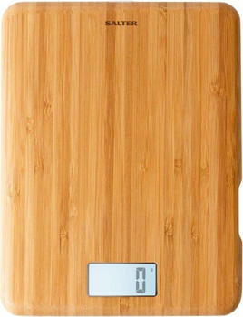 Salter 1094 WDDR Eco Bamboo Electronic Scale, Küchenwaage