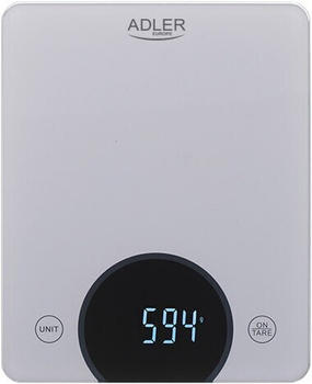 Adler AD 3173S kitchen scale Grey Built-in Rectangle Electronic kitchen scale, Küchenwaage, Grau